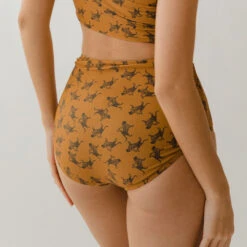 Golden Tiger High-Waisted Bottoms -Fashion Swimsuit 369A0113 9d4950bf 357f 4620 a700 aa12d1ad7165