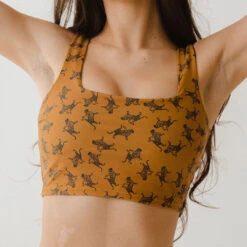 Golden Tiger Olivia Swim Crop -Fashion Swimsuit 369A0136