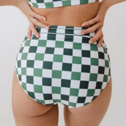Check Mate Ruched High-Waisted Bottoms 20 Check Mate Ruched High-Waisted Bottoms -Fashion Swimsuit 369A0520 c68f3622 b131 4a03 8bf9 de000fce5ce1