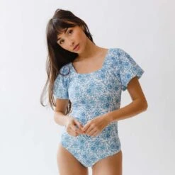 Eloise One-Piece, Mykonos White -Fashion Swimsuit 369A0717final