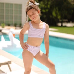 Mini Olivia Two-Piece Set, Lilac Stripe 13 Mini Olivia Two-Piece Set, Lilac Stripe -Fashion Swimsuit 369A0810final