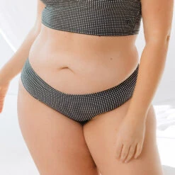 Black Checkers Hipster Bottoms -Fashion Swimsuit 369A1344final web