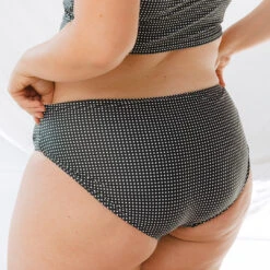 Black Checkers Hipster Bottoms -Fashion Swimsuit 369A1394final web