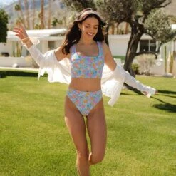 Darling Blue Olivia Swim Crop -Fashion Swimsuit 369A1522final