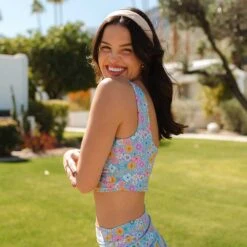 Darling Blue Olivia Swim Crop -Fashion Swimsuit 369A1586final