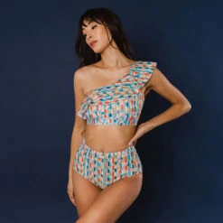 Icon Wave Crop, Athens Sunset -Fashion Swimsuit 369A2267final
