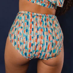 Athens Sunset High-Waisted Bottoms -Fashion Swimsuit 369A2287final