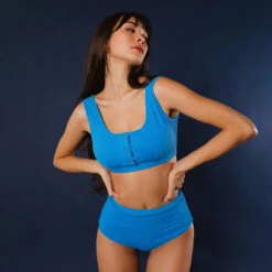 Sporty High-Waisted Bottoms, Cobalt 17 Sporty High-Waisted Bottoms, Cobalt -Fashion Swimsuit 369A2374final b047f209 2818 40ea aafe dbe07dbe78e1