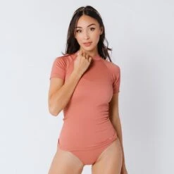Rosewood Short Sleeve Rash Guard 10 Rosewood Short Sleeve Rash Guard -Fashion Swimsuit 369A2556final