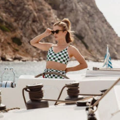 Rise Bralette, Check Mate -Fashion Swimsuit 369A2832final