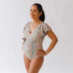 The Cape One-Piece, Athens Sunset -Fashion Swimsuit 369A3115final