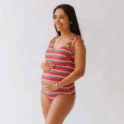 The Natalie One-Piece, Summer Stripe -Fashion Swimsuit 369A3296final