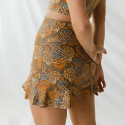 Golden Hour High-Waisted Swim Skirt -Fashion Swimsuit 369A3371final