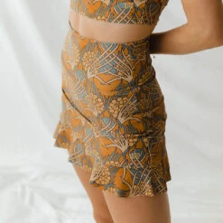 Golden Hour High-Waisted Swim Skirt -Fashion Swimsuit 369A3378final