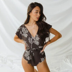 The Cape One-Piece, Chocolate Fern 11 The Cape One-Piece, Chocolate Fern -Fashion Swimsuit 369A3974final