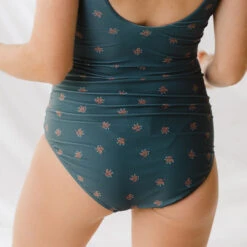 The Natalie One-Piece, Ocean + Coral -Fashion Swimsuit 369A4124final