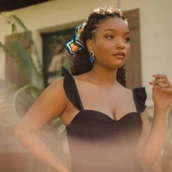 The Lady One-Piece, Black -Fashion Swimsuit 369A4444finnal