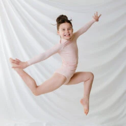 Mini Rash Guard Two-Piece Set, Pink Checkers -Fashion Swimsuit 369A4962final