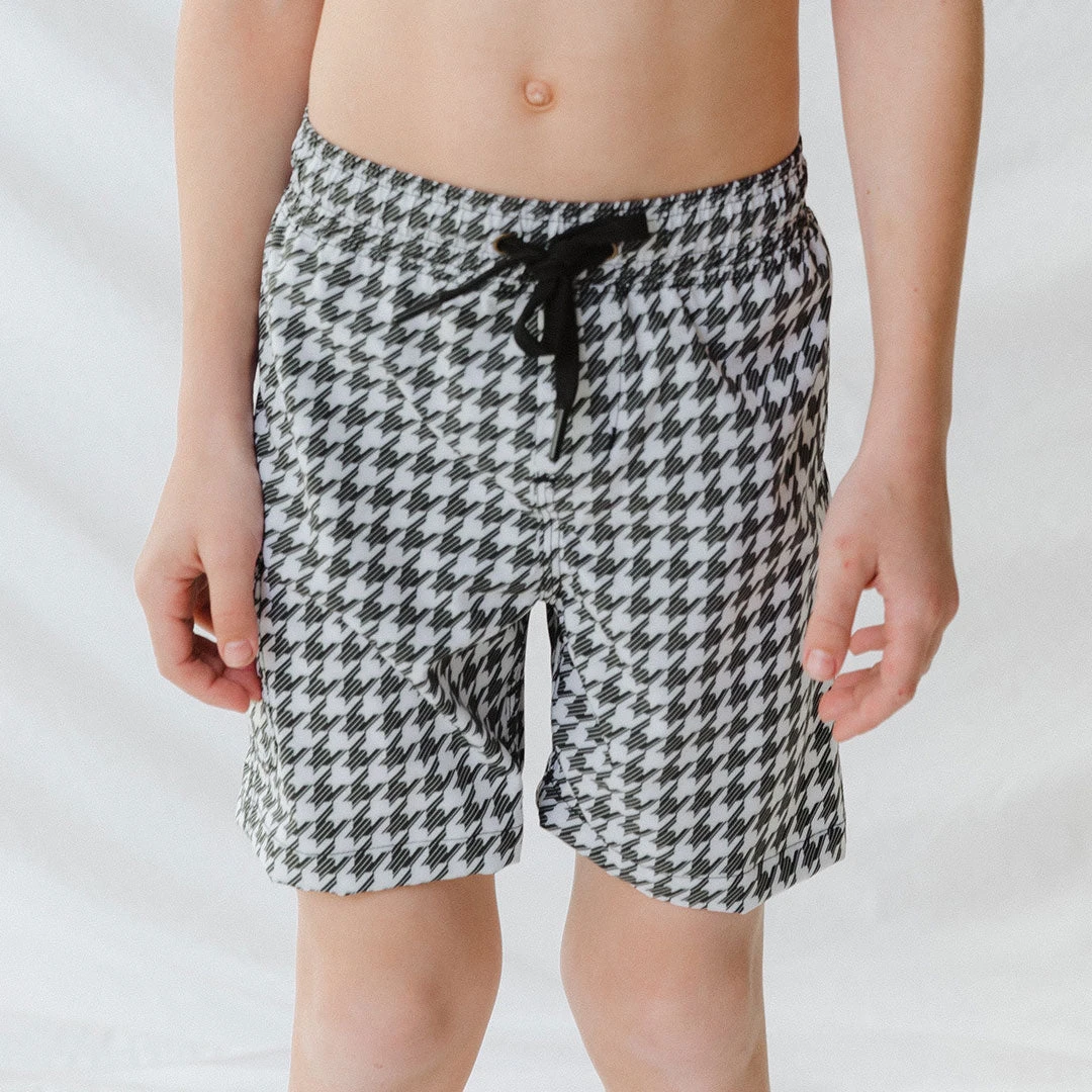 Houndstooth Jr. Swim Trunks 5 Houndstooth Jr. Swim Trunks - Image 5