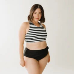 Hang Ten Game Changer Swim Crop -Fashion Swimsuit 369A5163final