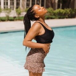 Pursuit High-Waisted Swim Skirt -Fashion Swimsuit 369A5969final