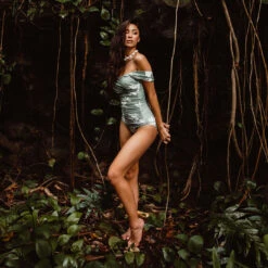 Paradise Lost Off Shoulder One-Piece -Fashion Swimsuit 369A5971final