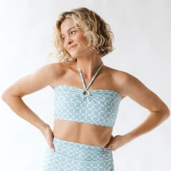 Echo Swim Top, Mod Blue -Fashion Swimsuit 369A6591