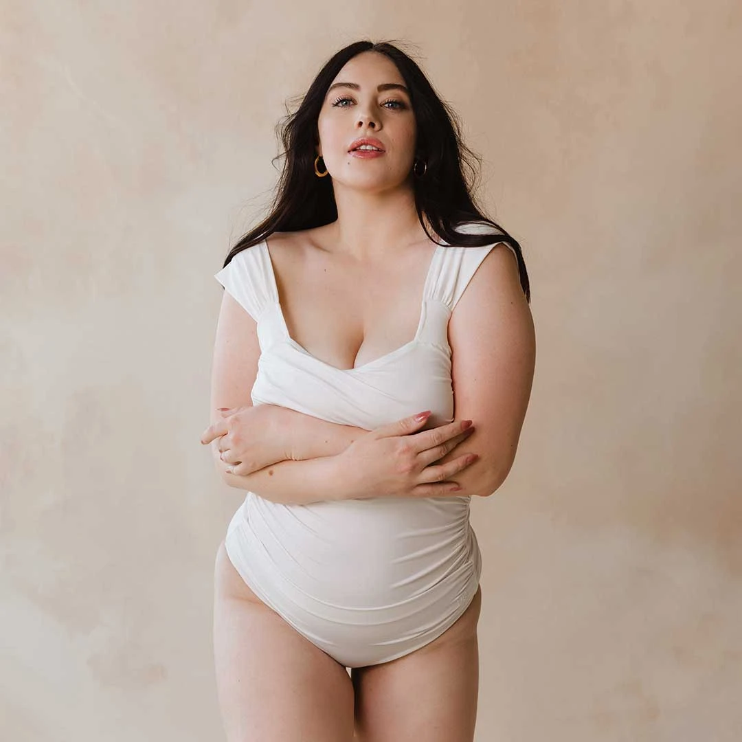 Ivory Off Shoulder One-Piece 8 Ivory Off Shoulder One-Piece - Image 8