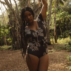 The Cape One-Piece, Chocolate Fern 10 The Cape One-Piece, Chocolate Fern -Fashion Swimsuit 369A7379final