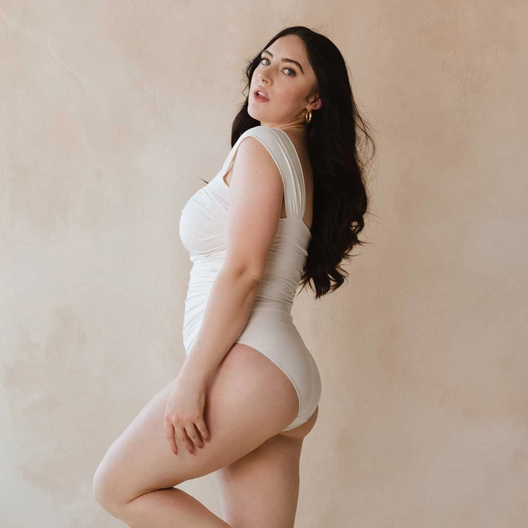 Ivory Off Shoulder One-Piece 9 Ivory Off Shoulder One-Piece - Image 9