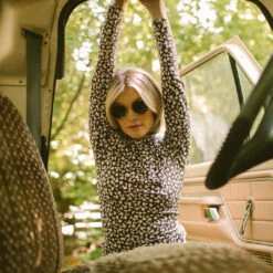 Wailea Floral Long Sleeve Rash Guard -Fashion Swimsuit 369A7443final