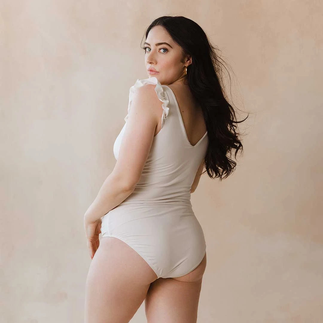 Riptide One-Piece, Ivory 9 Riptide One-Piece, Ivory - Image 9