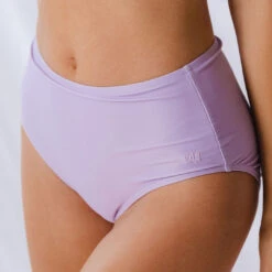 Periwinkle High-Waisted Bottoms -Fashion Swimsuit 369A7469final