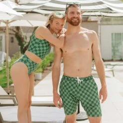 Wind And Sea Shorts, Green Check 14 Wind And Sea Shorts, Green Check -Fashion Swimsuit 369A7591final