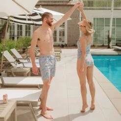 Wind And Sea Shorts 5" Inseam, Darling Blue -Fashion Swimsuit 369A7977final