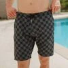 Wind And Sea Shorts, Slate Checkers