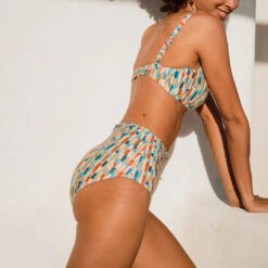Athens Sunset High-Waisted Bottoms -Fashion Swimsuit 369A8430final 366bd265 1374 47d8 a4a8 50926533706f