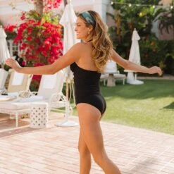 The Bridgerton One-Piece, Black -Fashion Swimsuit 369A8561final