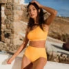 Groove Icon Swim Crop, Marigold