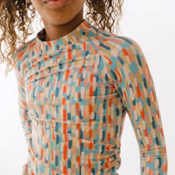 Mini Rash Guard Two-Piece Set, Athens Sunset 15 Mini Rash Guard Two-Piece Set, Athens Sunset -Fashion Swimsuit 369A9593final