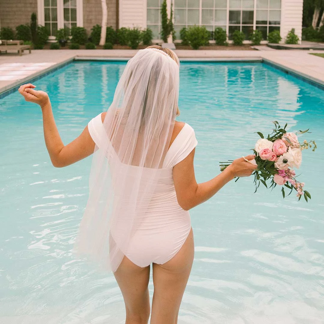 Ivory Off Shoulder One-Piece 10 Ivory Off Shoulder One-Piece - Image 10