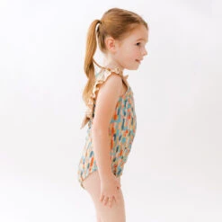 Mini Ruffle One-Piece, Athens Sunset -Fashion Swimsuit 369A9909final