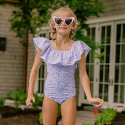 Mini Wave One-Piece, Lilac -Fashion Swimsuit DSC07627 2 copy