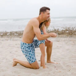 Wind And Sea Shorts, Santorini -Fashion Swimsuit HOME2185final