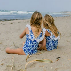 Mini Ruffle One-Piece, Santorini -Fashion Swimsuit HOME2524