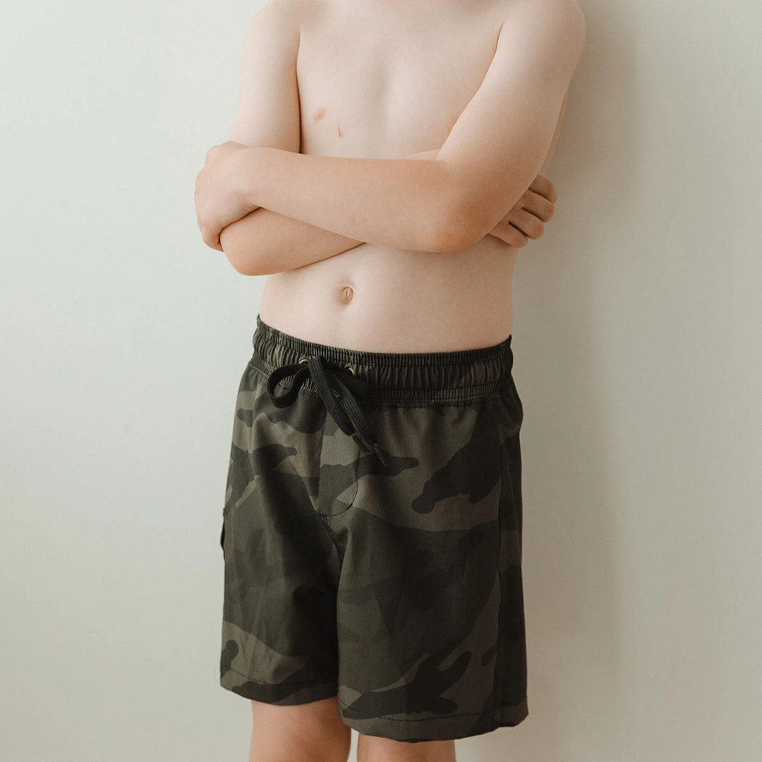 Camo Jr. Swim Trunks 7 Camo Jr. Swim Trunks - Image 7