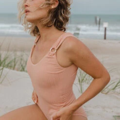 The Monica One-Piece Swimsuit, Blush -Fashion Swimsuit ONE PIECE ROSEWOOD 23