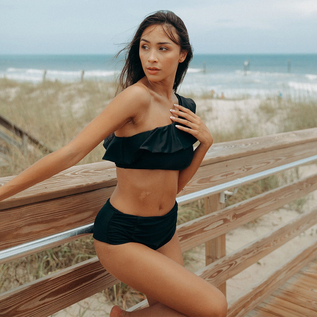 Matte Black Paneled Bottoms 3 Matte Black Paneled Bottoms - Image 3