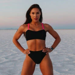 Kelsey High Cut Bottoms, Black -Fashion Swimsuit Photo May 04 9 09 32 PM