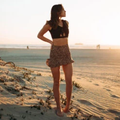 Pursuit High-Waisted Swim Skirt -Fashion Swimsuit SWIMSKIRT PURSUIT11